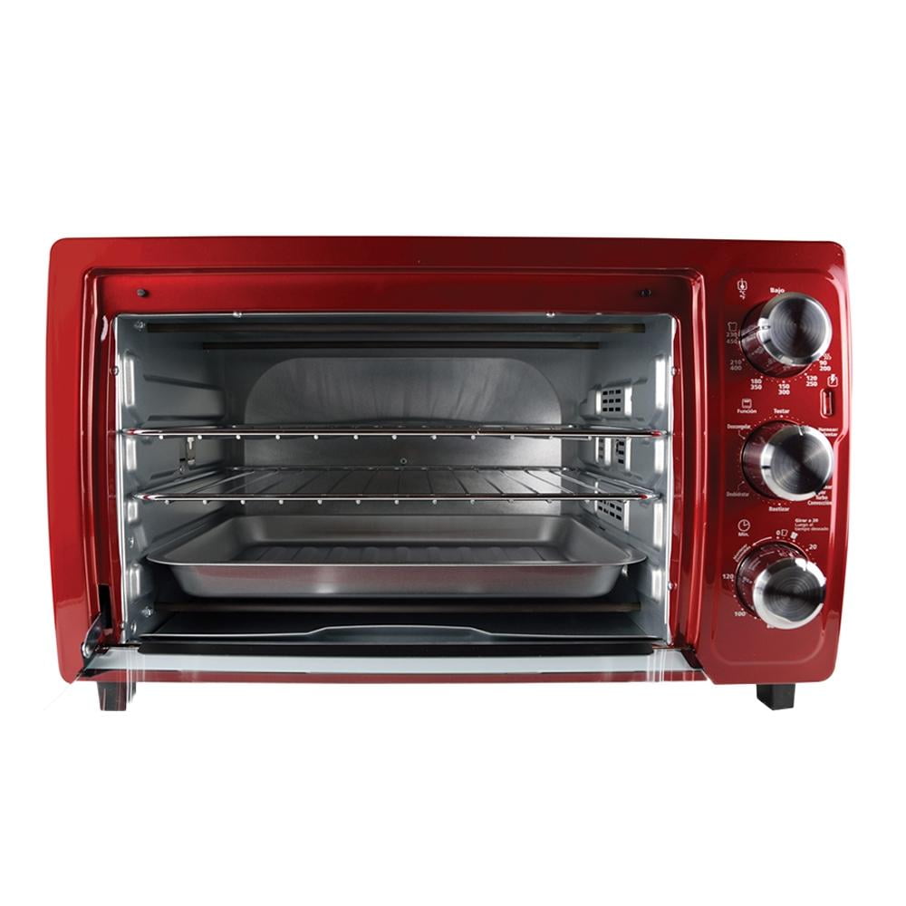  Horno, Horno eléctrico, horno multifuncional para horno  doméstico, perilla automática, gran capacidad, tarta de huevo, horno de  sartén (rojo) (Color : rojo) : Hogar y Cocina