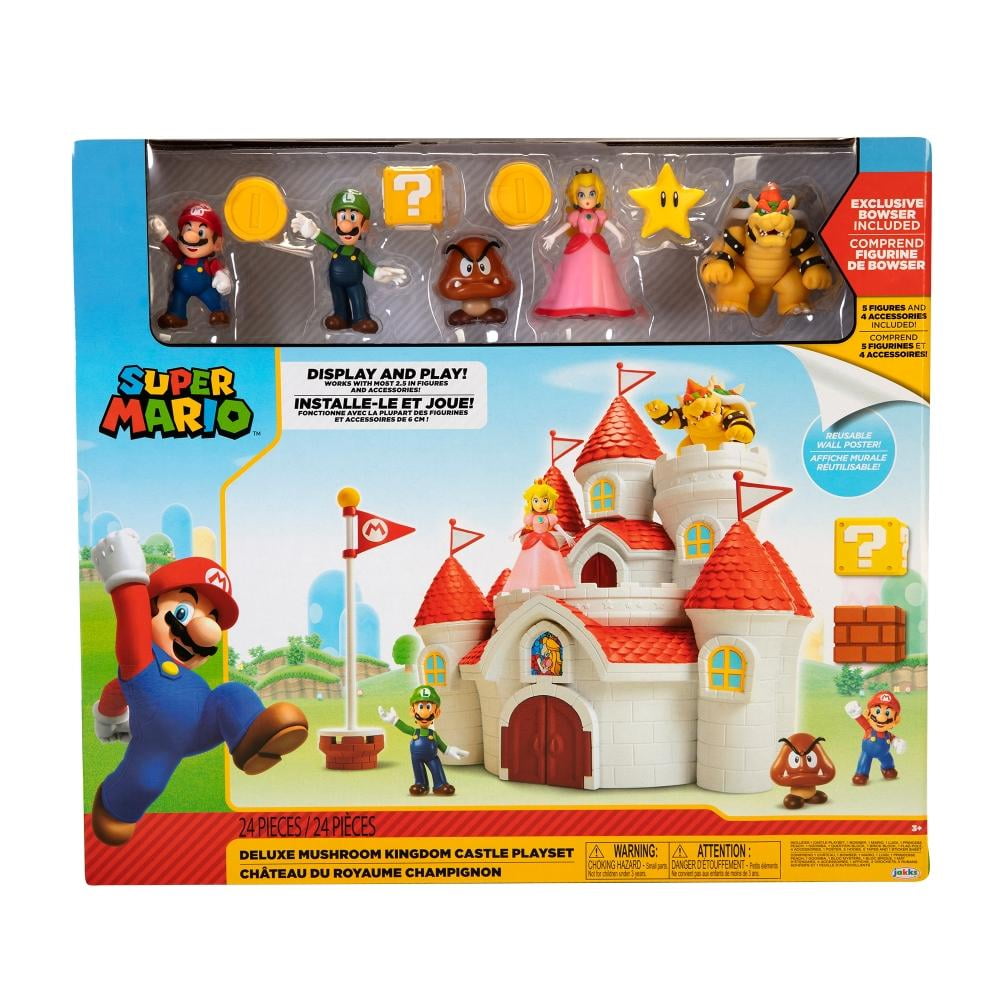 Nintendo The Super Mario Movie Mushroom Kingdom Castillo Playset Con ...
