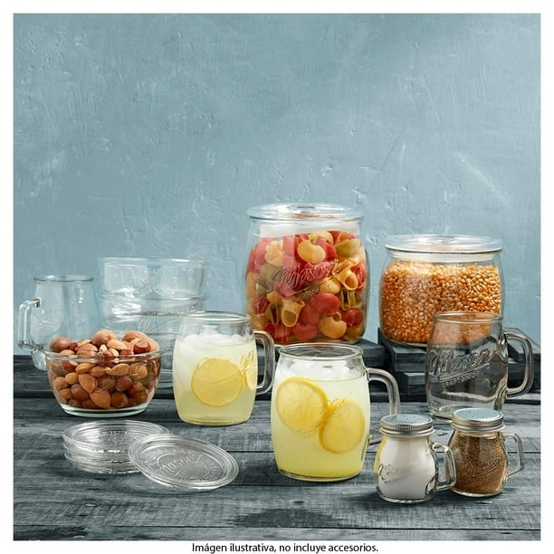 Set de 3 contenedores vidrio con tapa 2 L Kilner