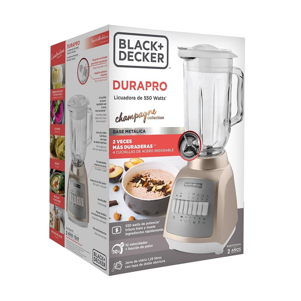 Licuadora Black Decker DuraPro Base Met lica 10 Velocidades