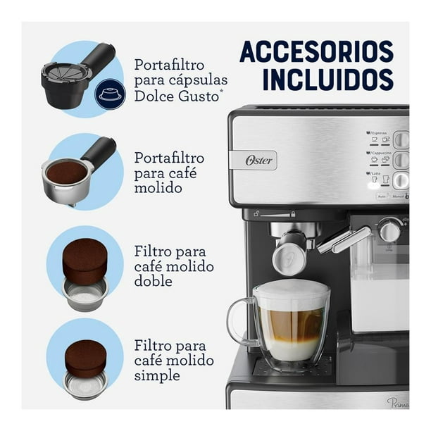 3 en 1 cafetera espresso cápsula café molido, nes dolce gusto máquina de  café