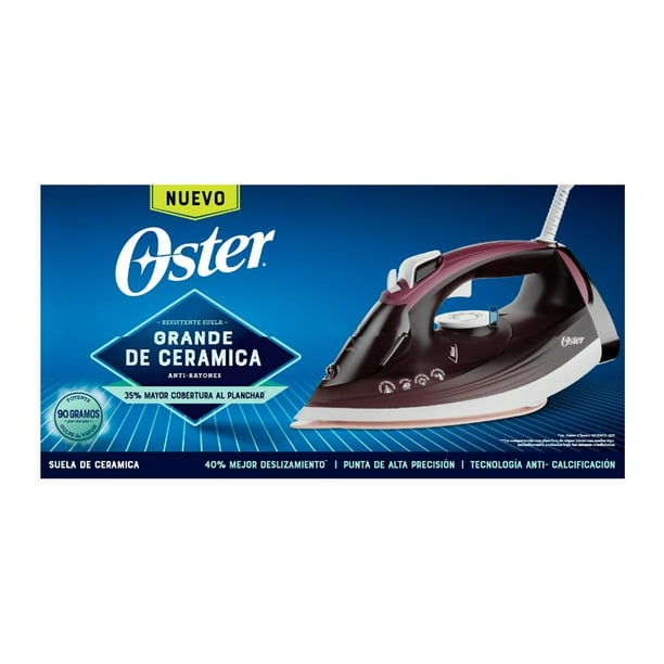 Plancha de vapor Oster® con suela antiadherente GCSTBS6001 - Oster