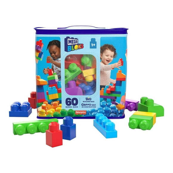 juguete de construcción mega bloks clásica bolsa de 60 piezas