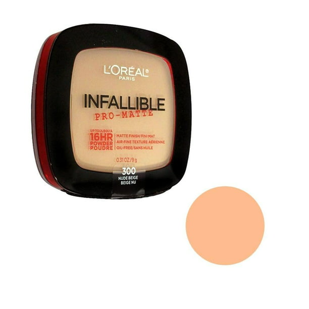 Maquillaje L'Oréal Paris infallible pro matte 300 nude beige en polvo 9 g