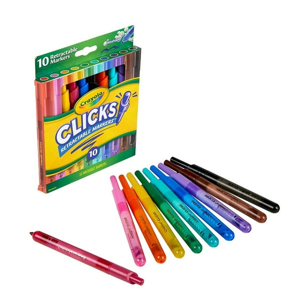 Colores, crayones y plumones en Walmart