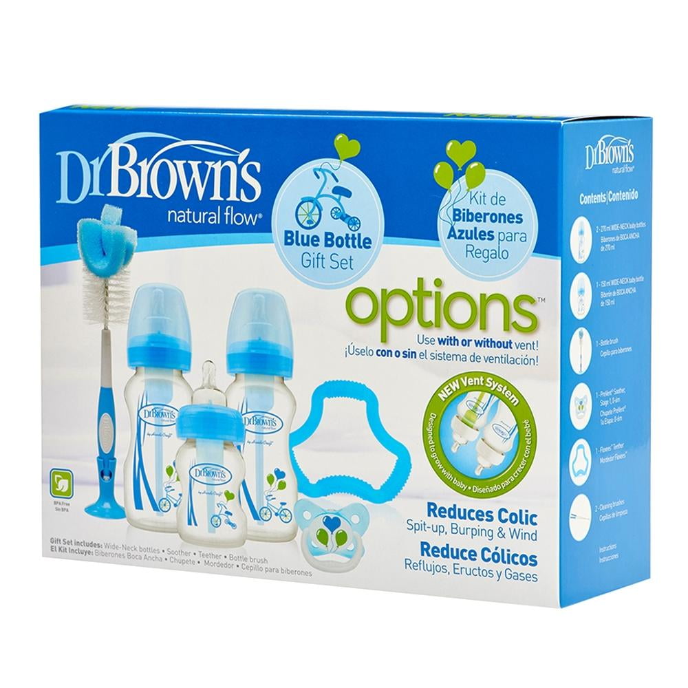 Paquete de Biberones para Recién Nacido Azul 5-Pack Dr. Browns