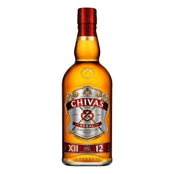 Whisky Chivas Regal 12 años Escocés 750 ml