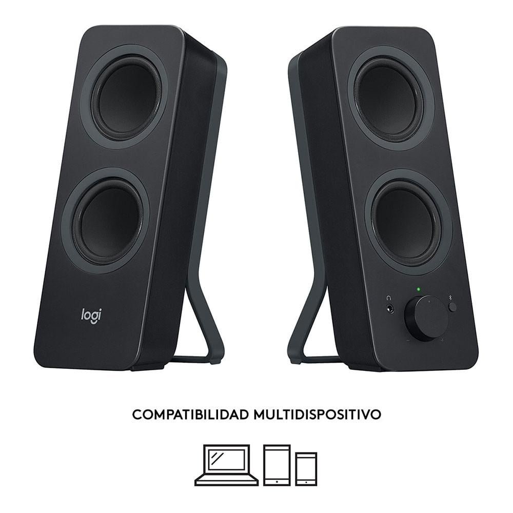 Logitech Altavoces 2.0 Z207 10w Bluetooth Blanco con Ofertas en Carrefour