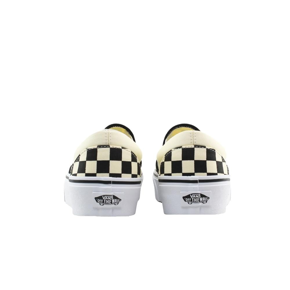 Tenis para Dama Vans Slip On Checkboard Platform Talla 22 Blanco