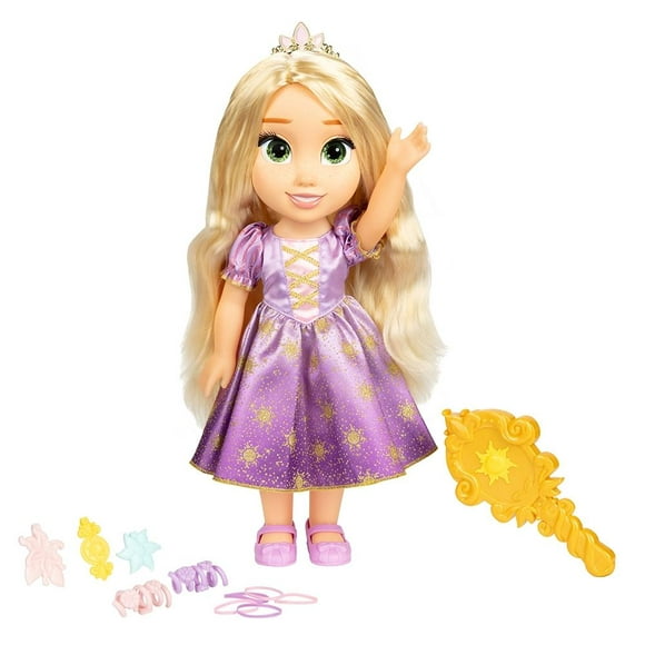 muñeca disney princesas rapunzel cabello brilloso