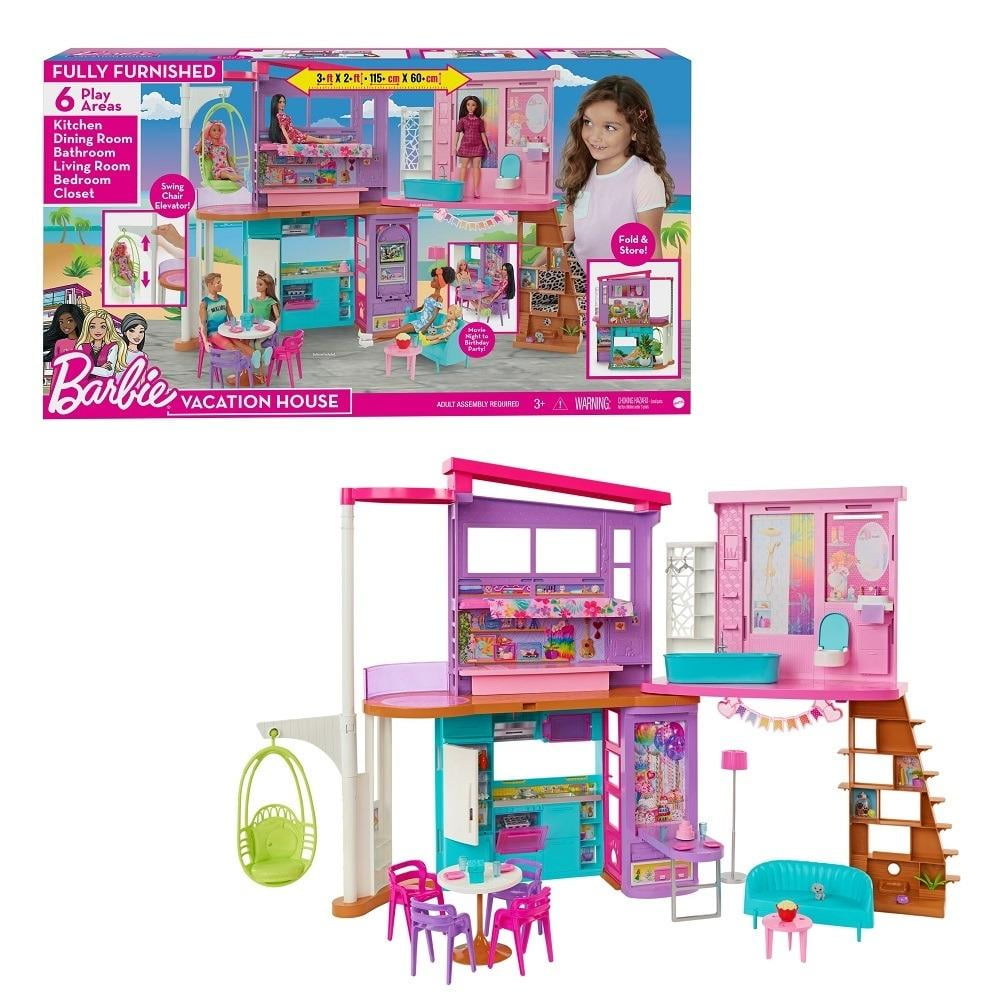 Gabby's Dollhouse - Casa de muñecas Purrfect con 2 figuras de juguete, 8  piezas de mobiliario, 3 accesorios, 2 entregas y sonidos, juguetes para  niños