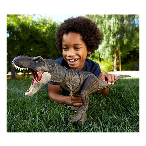 Dinosaurio juguete MATTEL World Rex Thrash 'N Devour | Bodega Aurrera línea