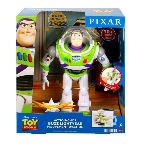 Disney, Figura de Acción de Buzz Lightyear de Toy Story que Habla 12  pulgadas