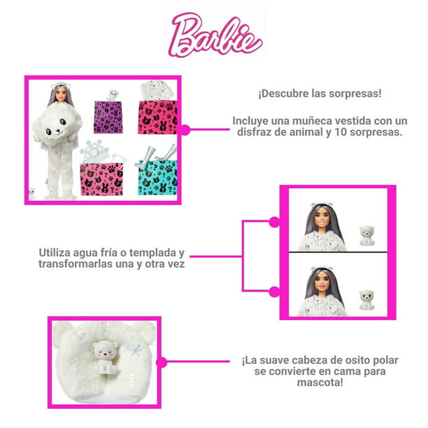 Comprar Barbie Cutie Reveal Invierno Muñeca Oso Polar (Mattel