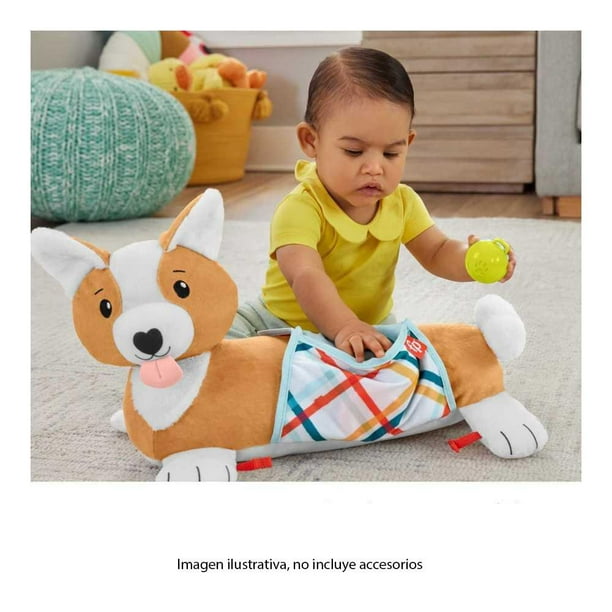 Mattel - Cojín 3-en-1 para bebés con accesorios sensoriales y juguetes ㅤ, Fisher Price Preescolar