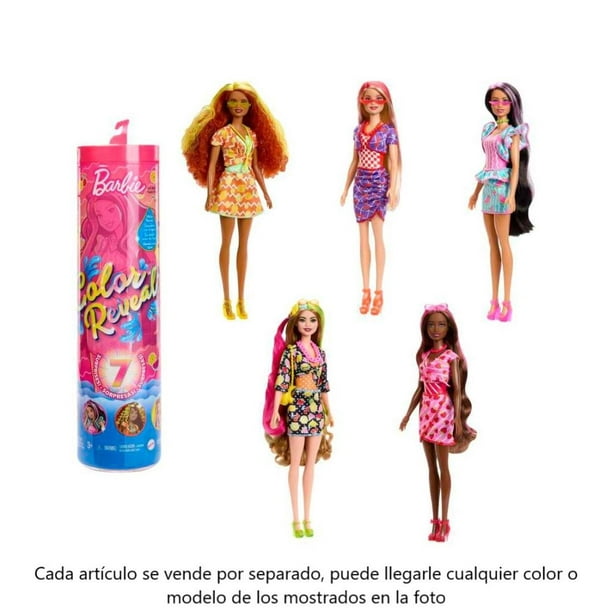 Aumentar Mount Bank El cuarto Muñeca Barbie Color Reveal Frutas Dulces Sorpresa Varios Modelos 1 Pieza |  Walmart en línea