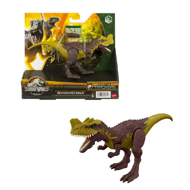 Figura Interativa - Jurassic World - Genyodectes Serus - Dinossauro Mordida  de Ataque - Mattel