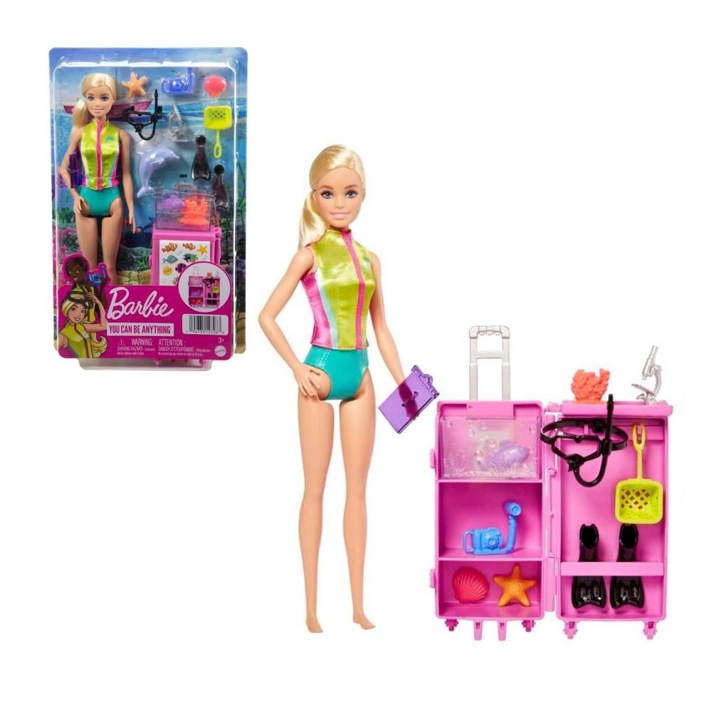 Set de Juego Barbie Profesiones Biologa Marina Walmart en linea