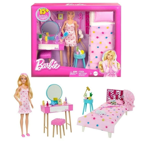 set de juego barbie la película cuarto de los sueños