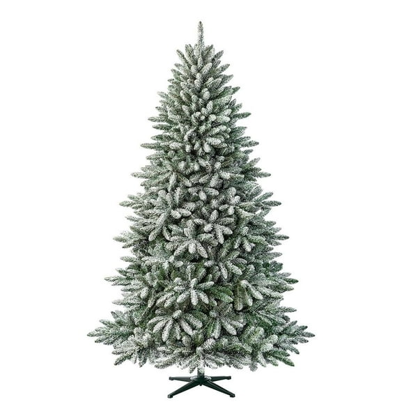 árbol de navidad holiday time artificial abeto nevado sin iluminación 230 m