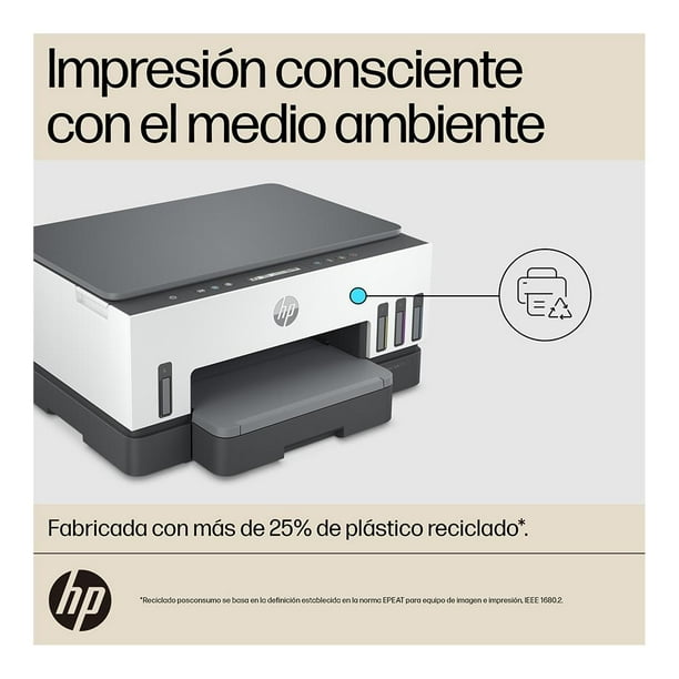 Impresora multifuncional HP Smart Tank 580, WIFI, Bluetooth, tinta