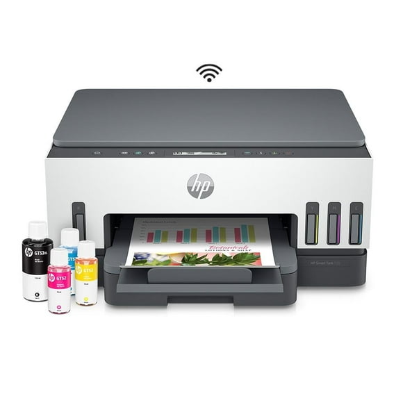impresora multifuncional hp smart tank 720 de tinta continua impresión a color wifi smart app dúplex