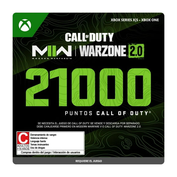 call of duty points  21000 xbox series s digital