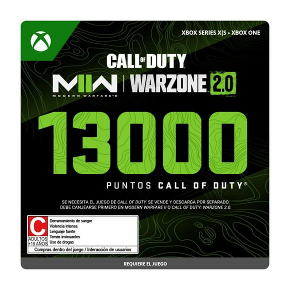 call of duty points  13000 xbox series s digital