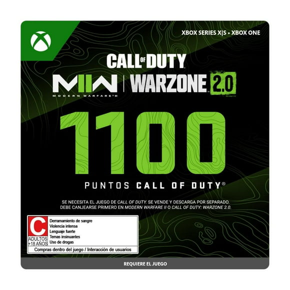 call of duty points  1100 xbox series s digital