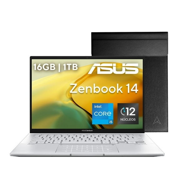 laptop asus zenbook ux3402vakp554w ci5 16gb 1tb plateado