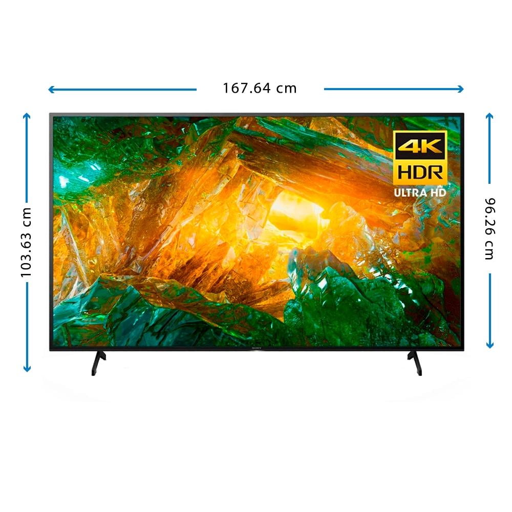 TV Sony 75 Pulgadas 4K Ultra HD Smart TV LED XBR-75X81CH Reacondicionada