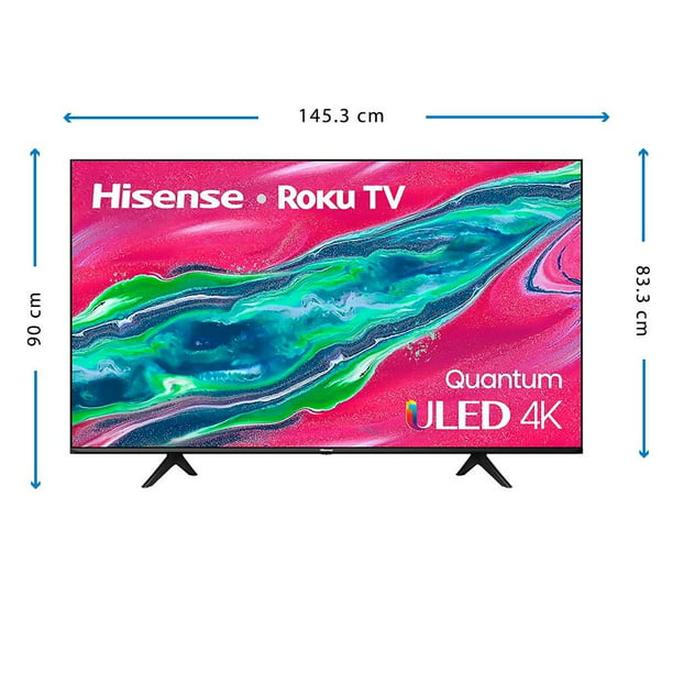 TV Hisense 65 Pulgadas 4K Ultra HD Smart TV LED 65A65H Reacondicionada