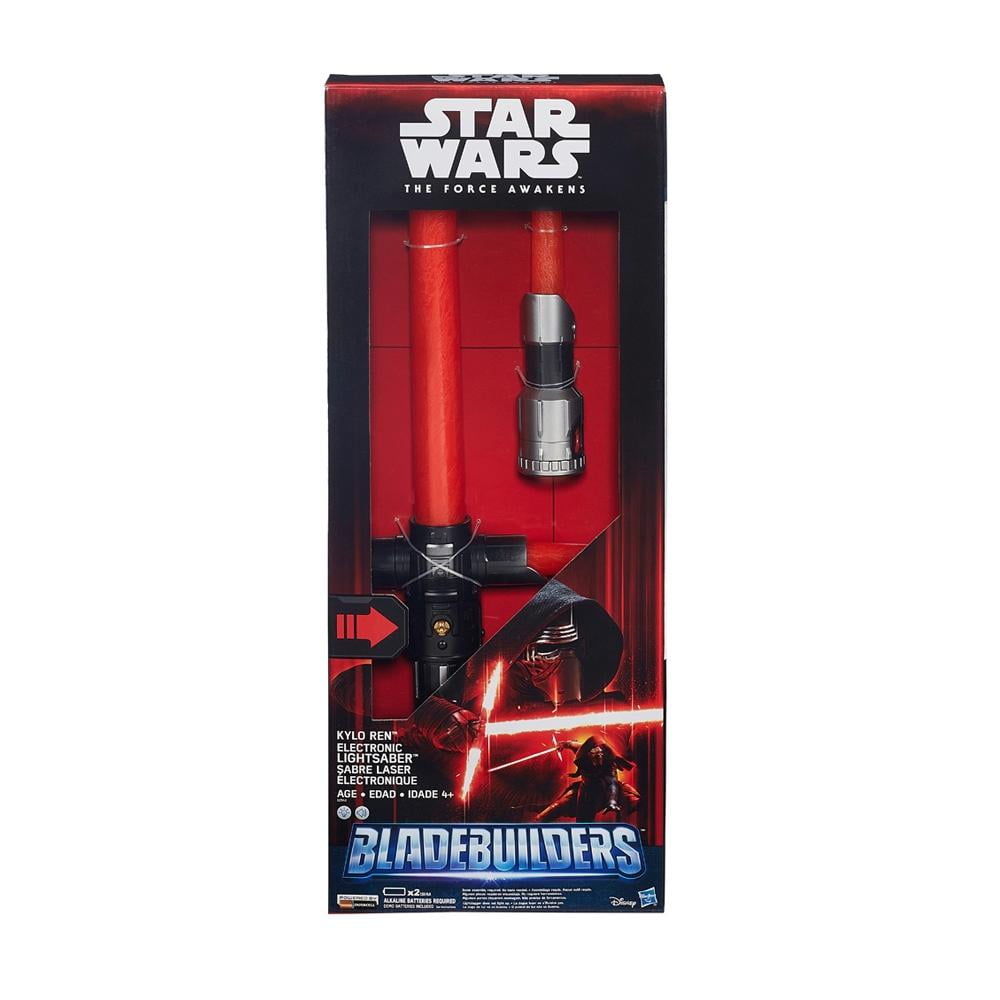 Como Funciona Sable de Luz KYLO REN Electronico BLADEBUILDERS Star Wars  Hasbro en Español 