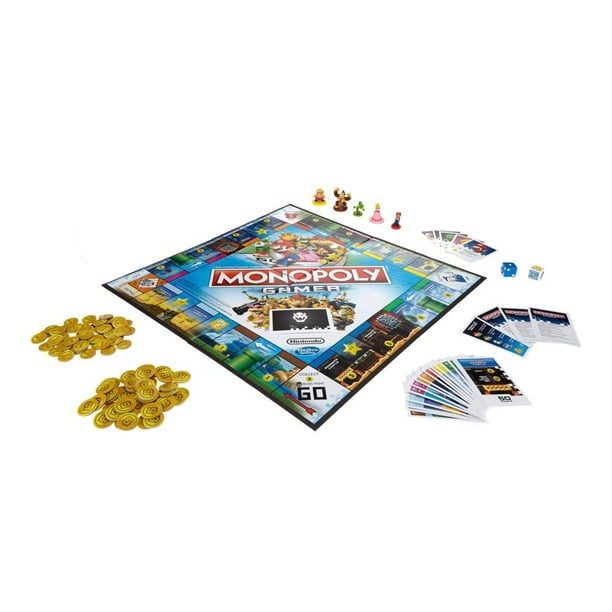  Monopoly Gamer Super Mario Edición Premium : Juguetes y Juegos