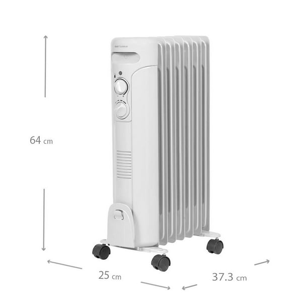 Calefactor Eléctrico Heat Wave Blanco
