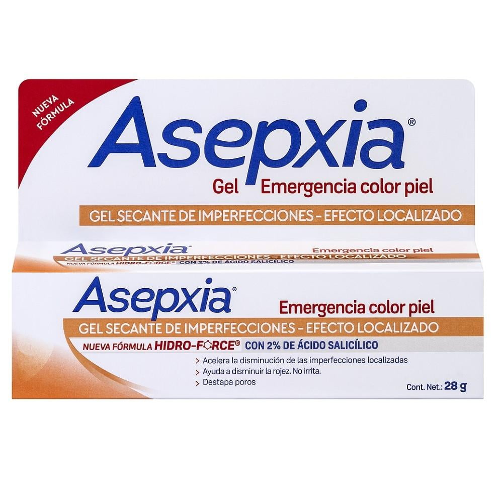 facial Asepxia emergencia color piel 28 g |