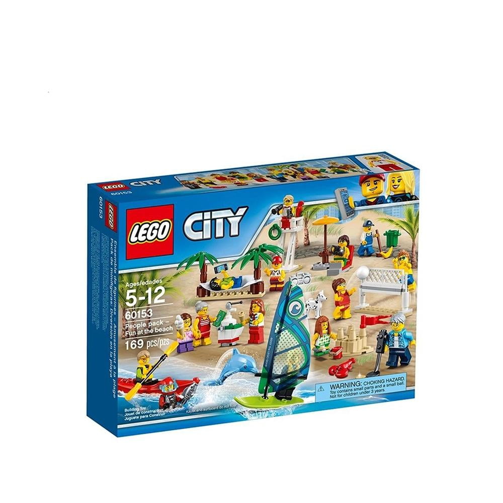 MINIFIGURAS LEGO City Town Pack de minifiguras: Diversión en la playa 60153