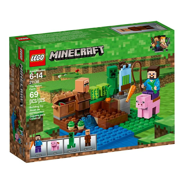 LEGO Minecraft la granja de melones 21138 | Walmart