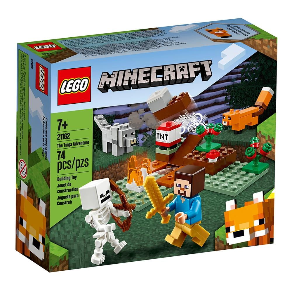 cultura Arrepentimiento Variedad Set LEGO Minecraft Steve y esqueleto 21162 | Bodega Aurrera en línea