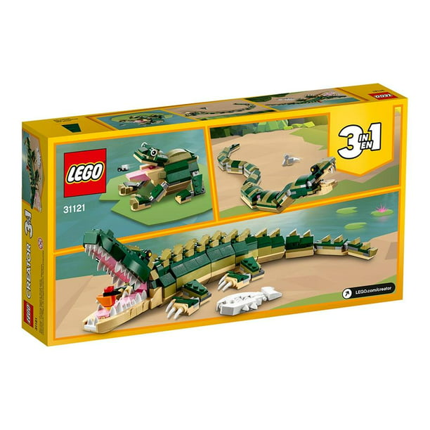 Cocodrilo LEGO Creator 3 en 1 con 454 Piezas | Walmart en línea