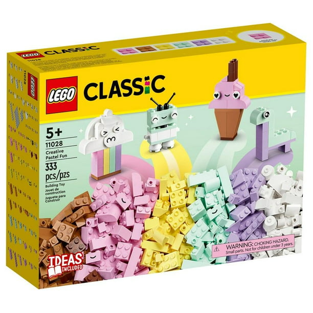 Lego®, Caja almacenaje - Bloque de 1 colores pastel