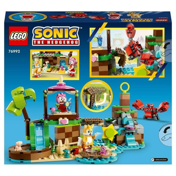 Set construcción Lego® Sonic The Hedgehog™ Taller y Avión Tornado de Tails  con 376 piezas