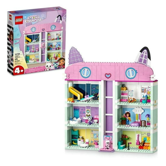 set lego gabbys dollhouse la casa de muñecas de gabby 10788