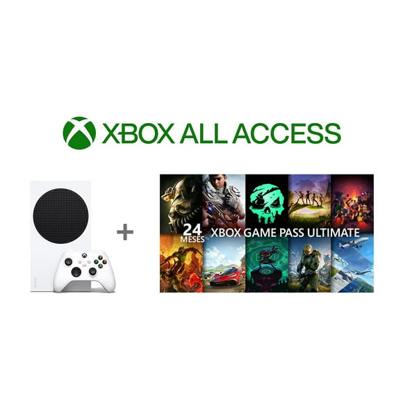 consola xbox all access series s 512gb con 24 meses de xbox game pass ultimate