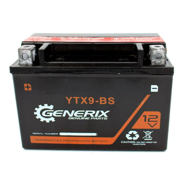 Batería Generix YTX9-BS para Moto