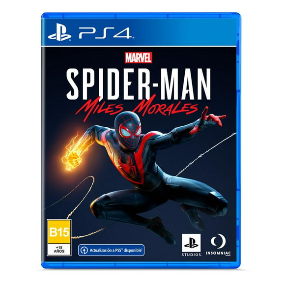 marvels spiderman miles morales estandar edition playstation 4 físico