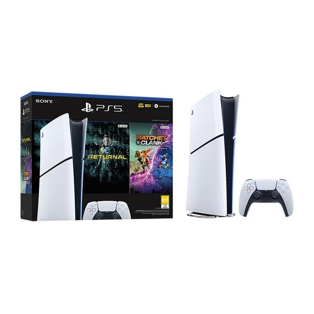 Consola Digital PlayStation 5 Sony 1TB slim con Ratchet y Clank y Returnal