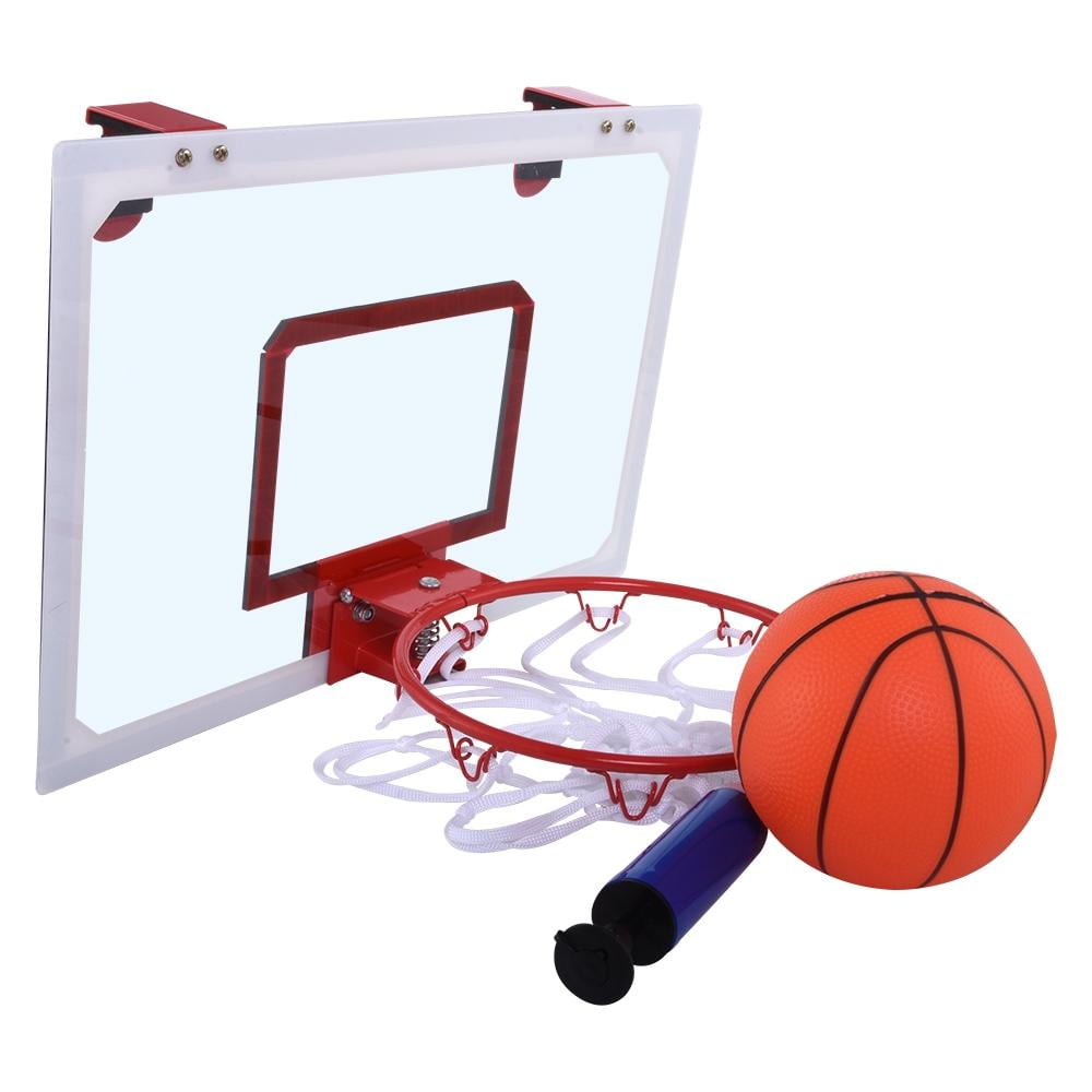 HENGBIRD Mini canasta de baloncesto, mini canasta de baloncesto para  interiores 16,2 x 12 cm mini canasta de baloncesto para habitación con 2  bolas y bomba de oficina de baloncesto ventosa 