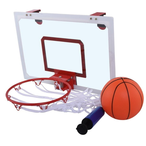 Hauki Mini Canasta de Baloncesto con Red 58 x 40 cm Verde con 3 Pelotas Ø16  cm e Inflador de Balón Tablero de Basket para Entrenamiento Deporte para  Pared/Puerta sin Taladrar para