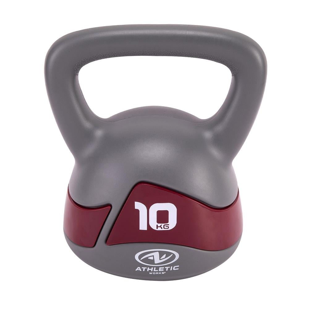Disco de peso 10 kg de hierro Athletic Works WMW-200-10KG